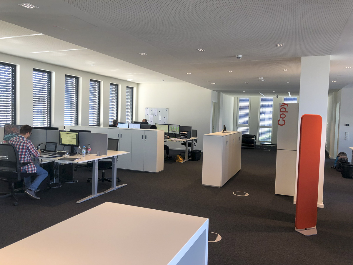 Second Floor Customer Support and open Office Area